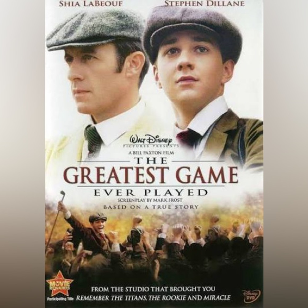 Disney's The Greatest Game Ever Played DVD - Classic White and Black